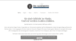 Desktop Screenshot of alchemisten.de