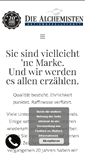 Mobile Screenshot of alchemisten.de